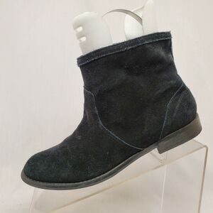 ALDO Womens Black Suede Ankle Fashion Boots Bootie Size 8 M